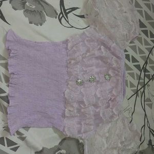 Purple Korean Top ( Not Used )