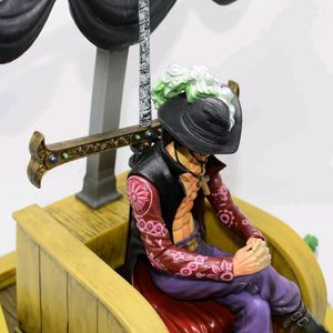 Sitting Sailboat Dracule Mihawk Action Figure-32cm