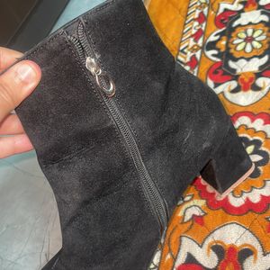 Velvet Black Boots Only Used 3-4 Times