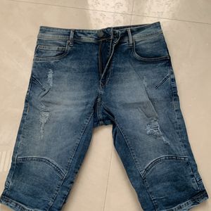 Here & Now Denim Blue Shorts Summer