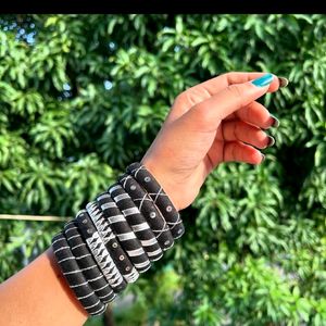 Black Work Bangles 🖤