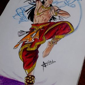 Nartak Dancing Portrait