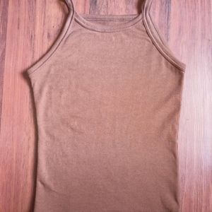 H&M dupe Brown Ripped Top