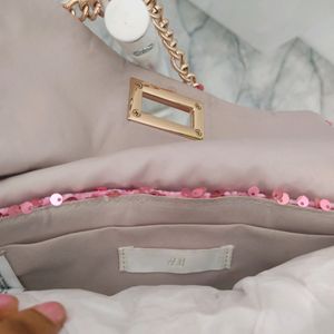 H&M Sequence Pink Sling Bag