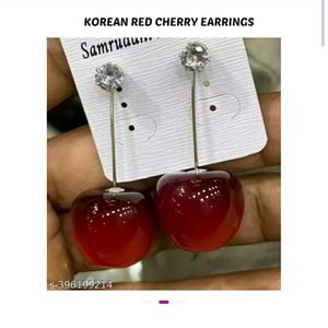 Trending Korean Cherry Earring