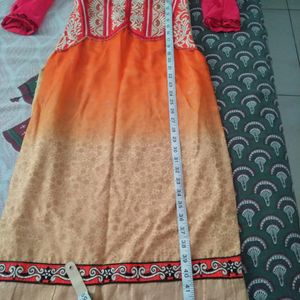 Buy 1 party wear kurta and leggings , Get 1 gown Free