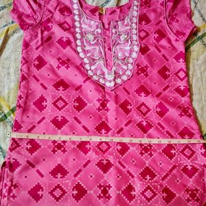 A New Pink Kurti For Sale