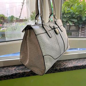 Guess Ostrich leather handbag