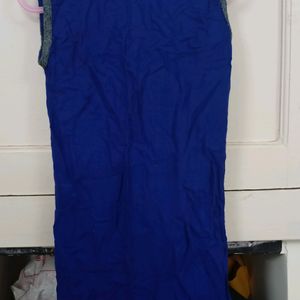 Blue Fitting Kurti