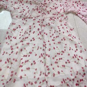 Flowy Flowers Print Dress