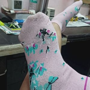 used pink socks