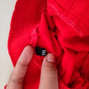 Red Potli Anchore Pant (Lagging) With Dupatta