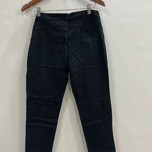 High Waist Black Denim Trouser/ Jeans