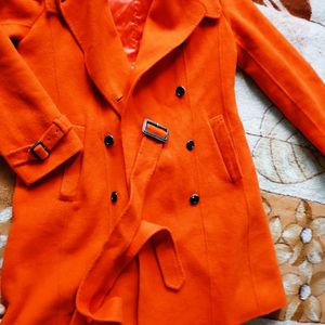 Korean Saffron Color Coat