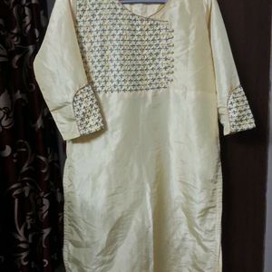 Light Yellow Kurta