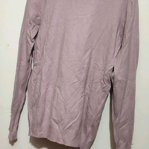 Light Pink Winter Full Sleeves Top