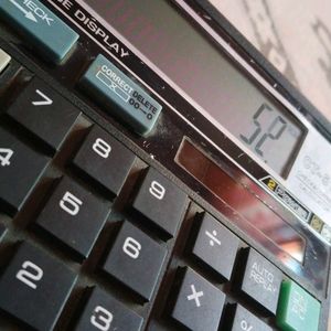 Calculator With Solar Panel