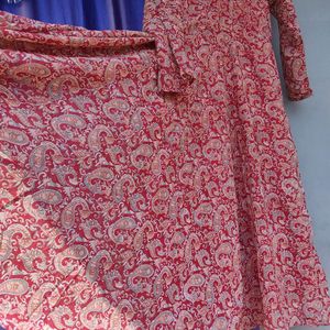 Women's Anarkali Kurta And Dupatta