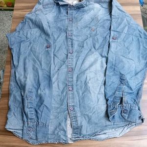 Denim Shirt L Size Excellent Condition