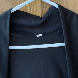 Black XL overcoat