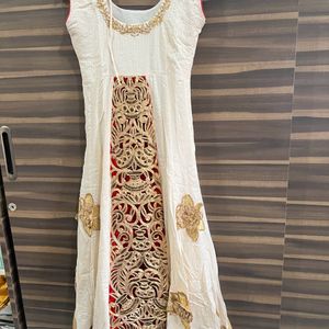 Floor Length Cotton Ethnic Gown