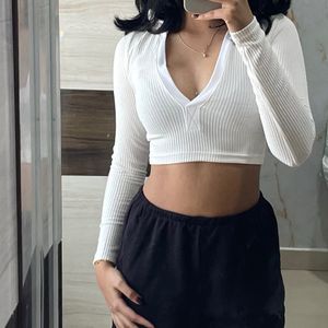 Collared crop Top!