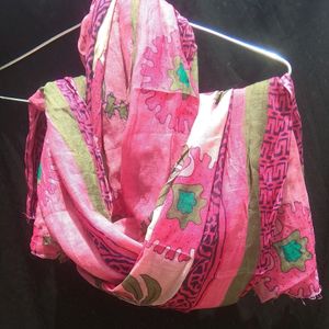 Pink Fabric Dupatta