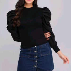 PUFF SLEEVE TOP FOR WOMEN