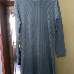 Shein Sweater Midi Dress With Hud 😍❤️🔥✨️💕