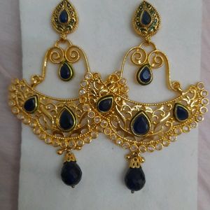 Beautiful Party Wear Stone Dangler Earrings