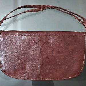 Vintage Coffee Brown Sling Bag