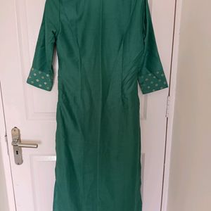 Green Kurti Set (Suit)