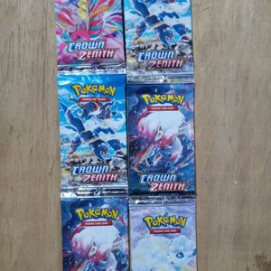 (Pack Of 5)  Crown Zenith Pokemon Card