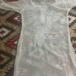 White Kurti