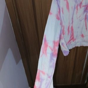 Cute Tye Dye Crop Top For Women 🥰