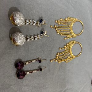 COMBO OF 3 Earrings