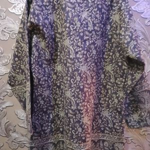 Free Muffler Beautiful Pashmina Coat With Kani Pri