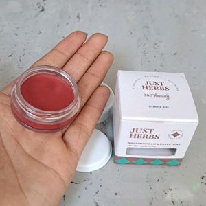 Just Herbs Lip And Cheek Tint Brick Red