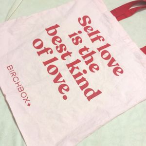 Pink Rose Self Love Tote Bag (Women)