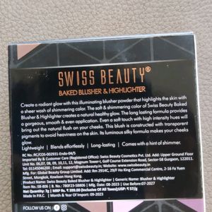 Swiss Beauty Sealed Pack Blush & Highlighter