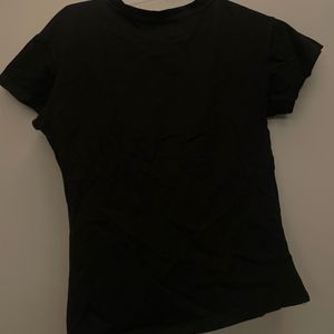 Used Once Black Tshirt With Print