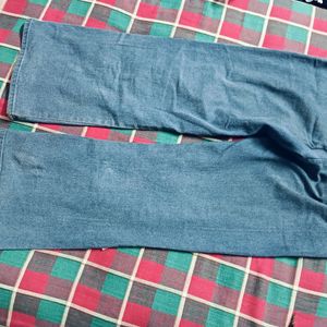 Flared Blue Jeans For Women