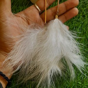 Hand Made Feather Earrings🪶🤍