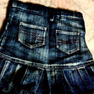 Denim Skirt For Girls