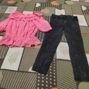 Girls Top And Pants Set