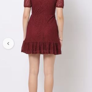 Rio Maroon Women Dress