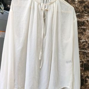 White Formal Top