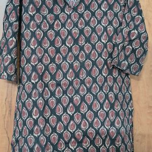 Biba Coffee Brown Regular Kurta Women