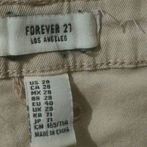 Forever 21 Beige denim Skirt  Los Angeles