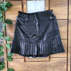 Zara Leather Skirt